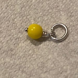 James Avery Yellow Enhancer Bead